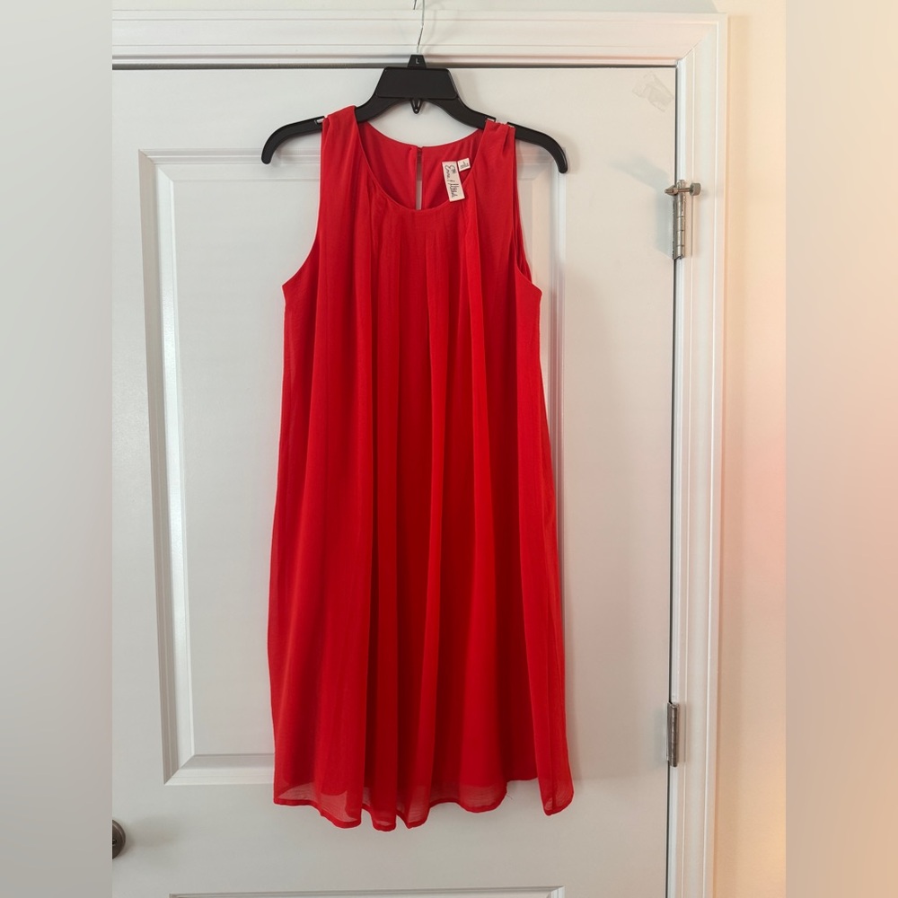 Emma & Michele Radiant Red Mini Dress